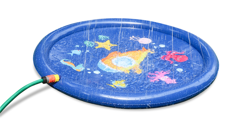 Wasserplanschteppich mit Meeresmotiven 1 Meter