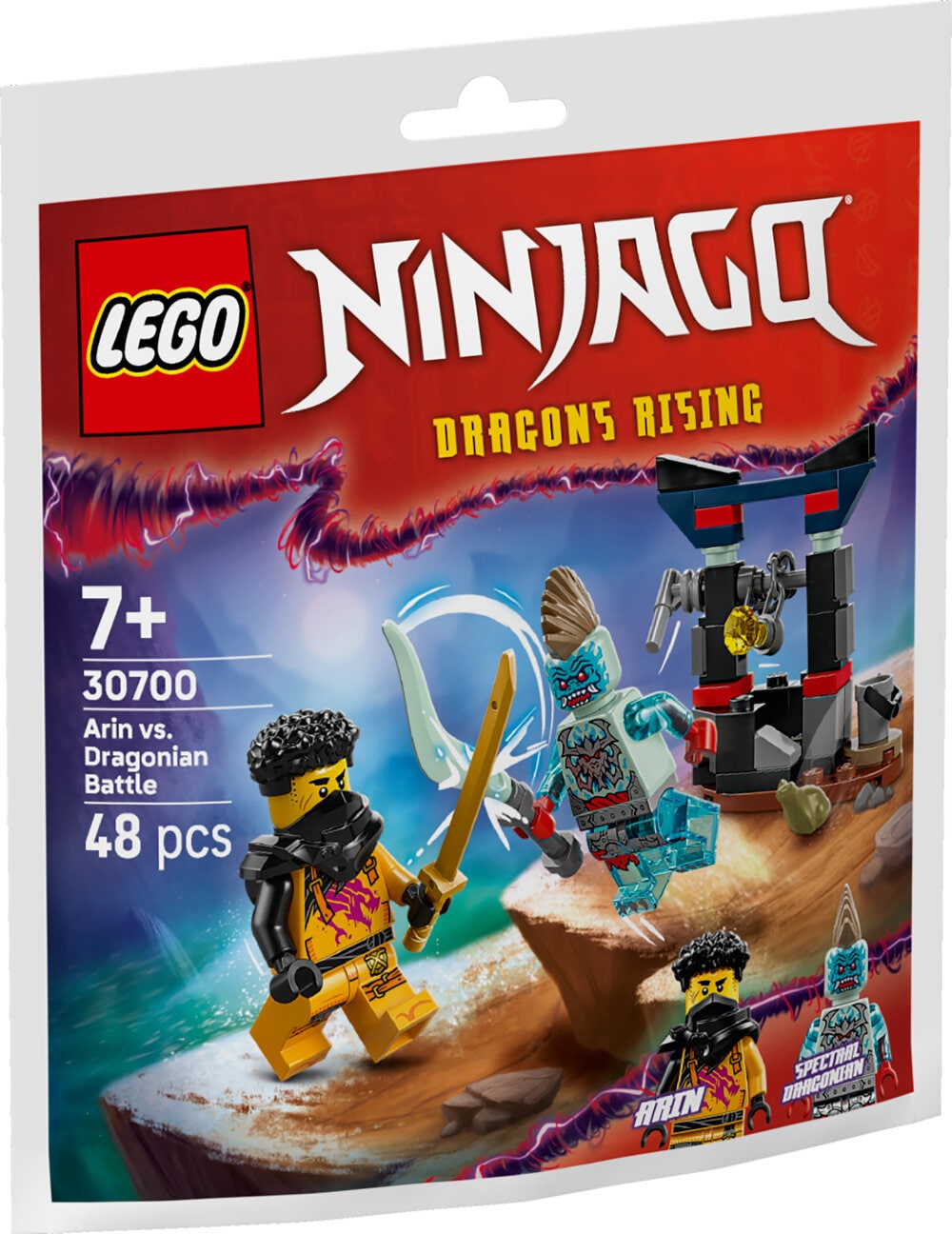 LEGO Ninjago - Arins Duell mit dem Drachenmenschen 7+