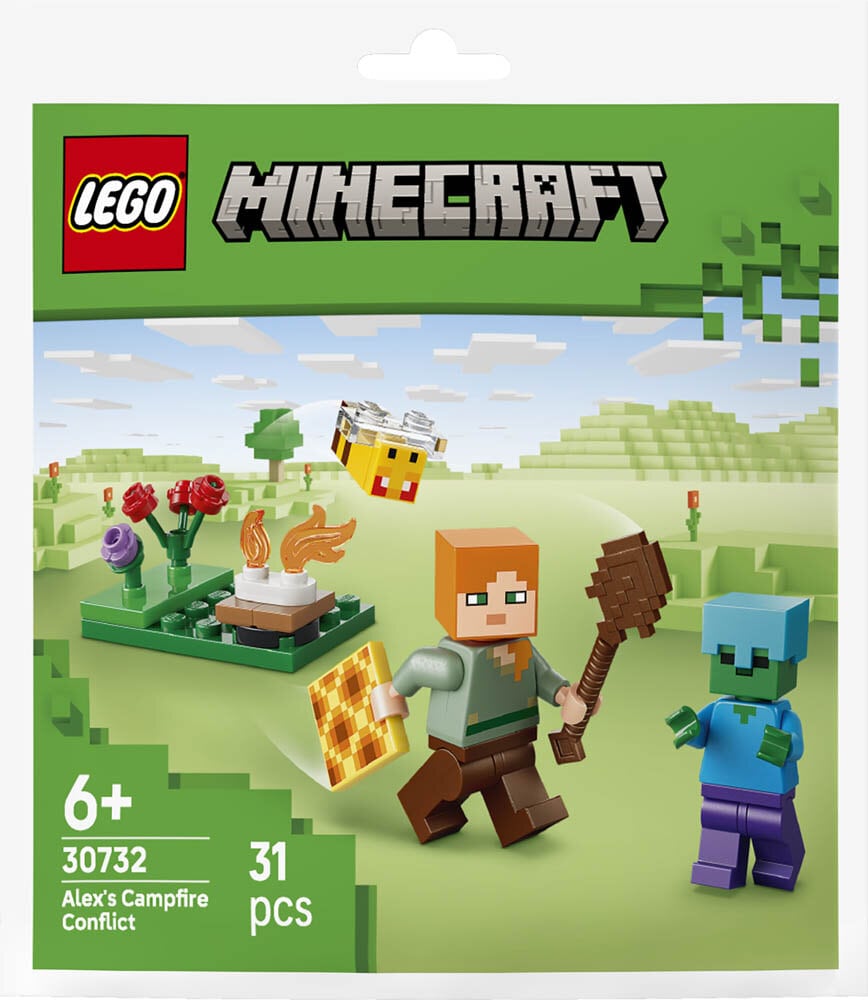 LEGO Minecraft - Alexs Lagerfeuer-Konflikt 6+
