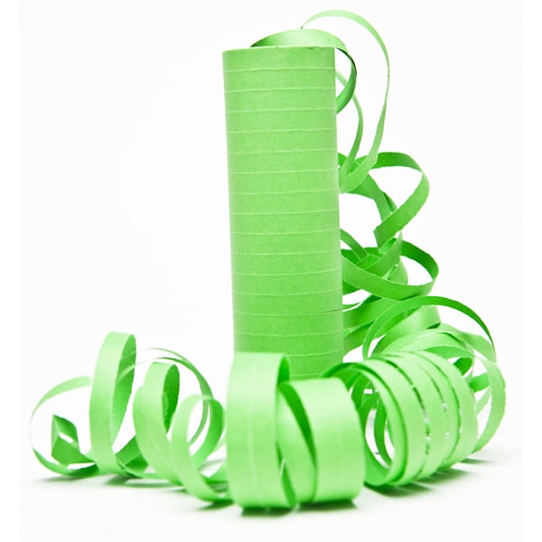 Luftschlangen - Limettengrün