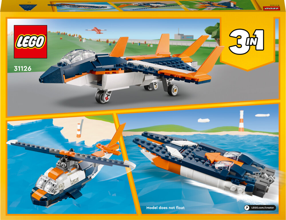 LEGO Creator - Überschalljet 7+