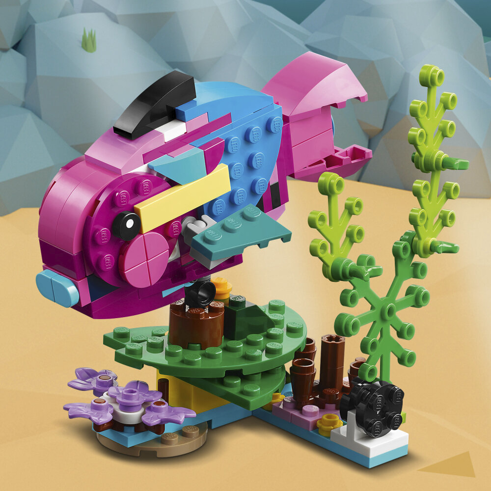 LEGO Creator - Exotischer pinkfarbener Papagei 7+