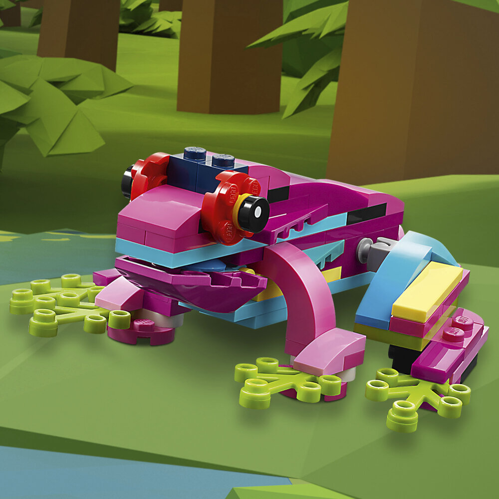 LEGO Creator - Exotischer pinkfarbener Papagei 7+