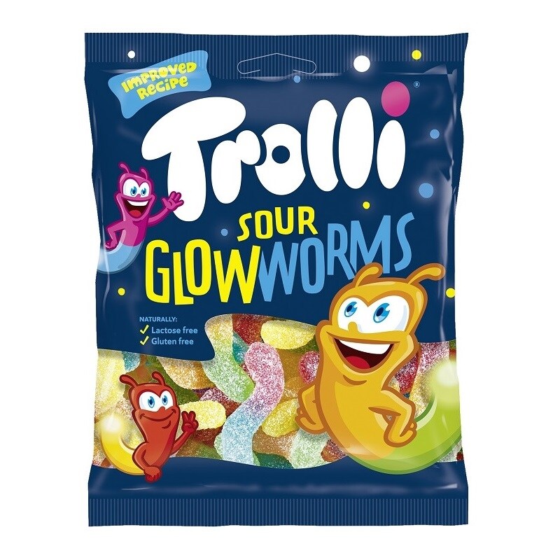 Trolli - Saure Glühwürmchen 100 Gramm
