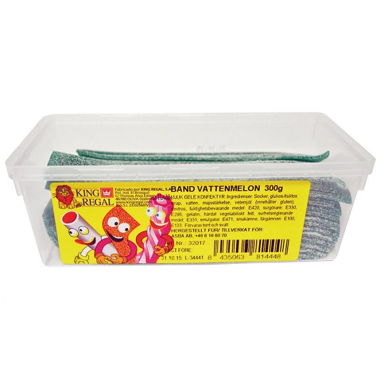 Bonbonstreifen - Wassermelone 300 Gramm