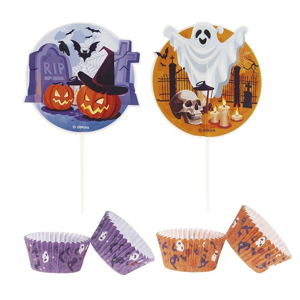 Halloween Muffin-Set 48-teilig