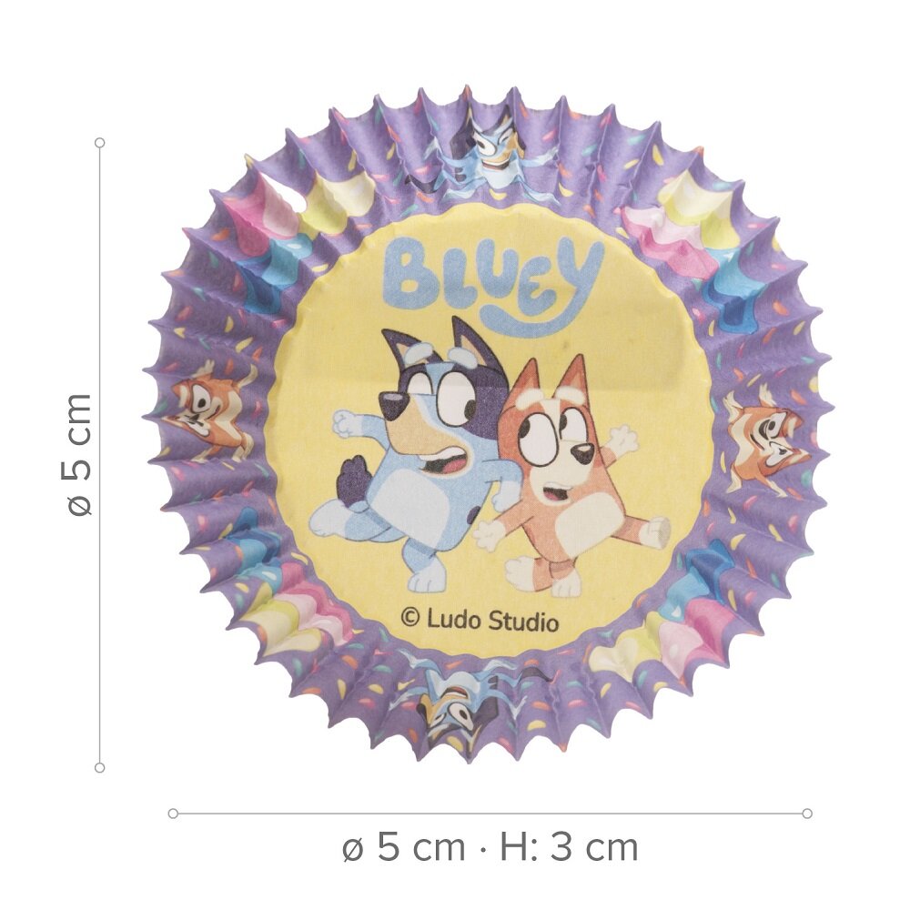 Bluey Muffinförmchen 25er-Pack