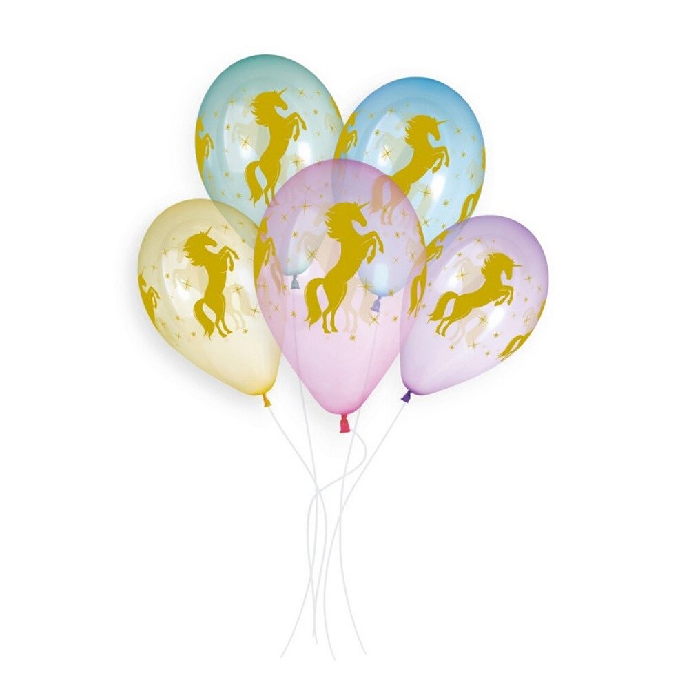 Unicorn Luftballons 5er-Pack