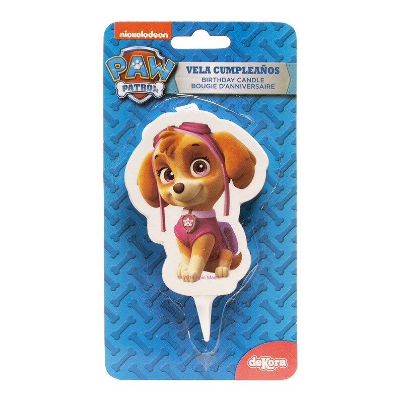 Paw Patrol - Skye Tortenkerze 7,5 cm