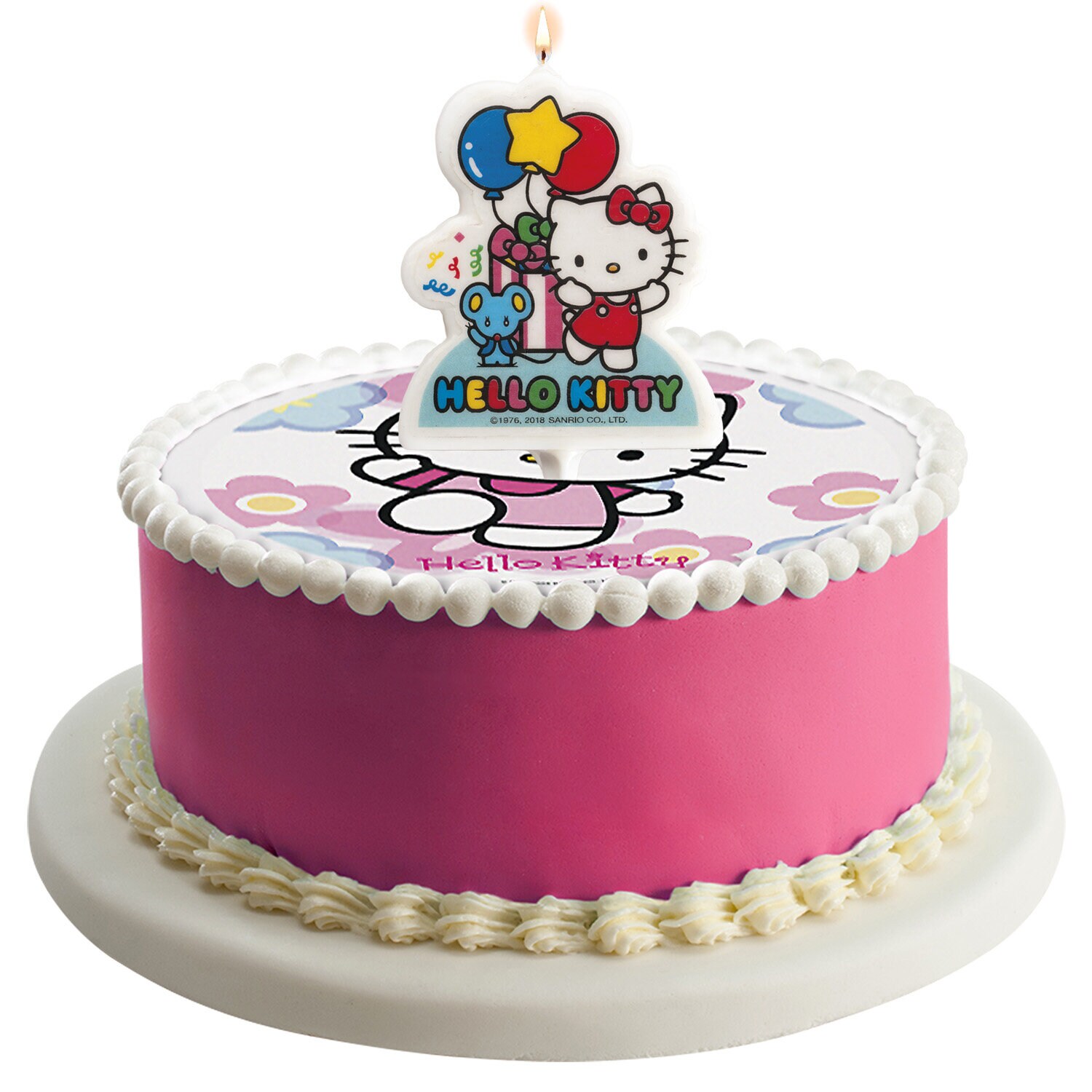 Hello Kitty Tortenkerze 7 cm