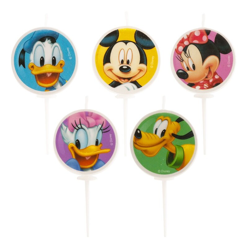 Mickey Maus - Kerzen 5er-Pack