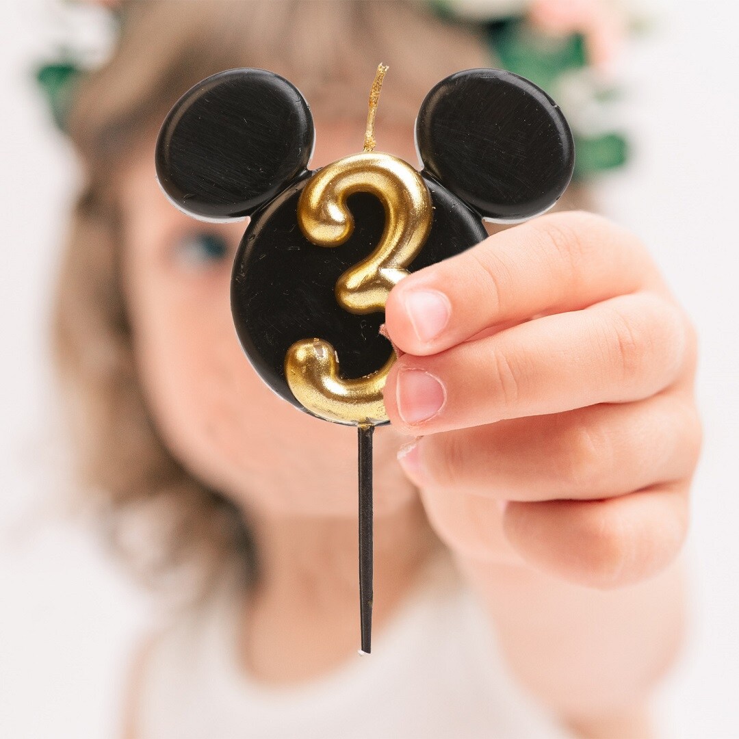 Disney Mickey-Maus-Zahlenkerzen 1-5 Jahre