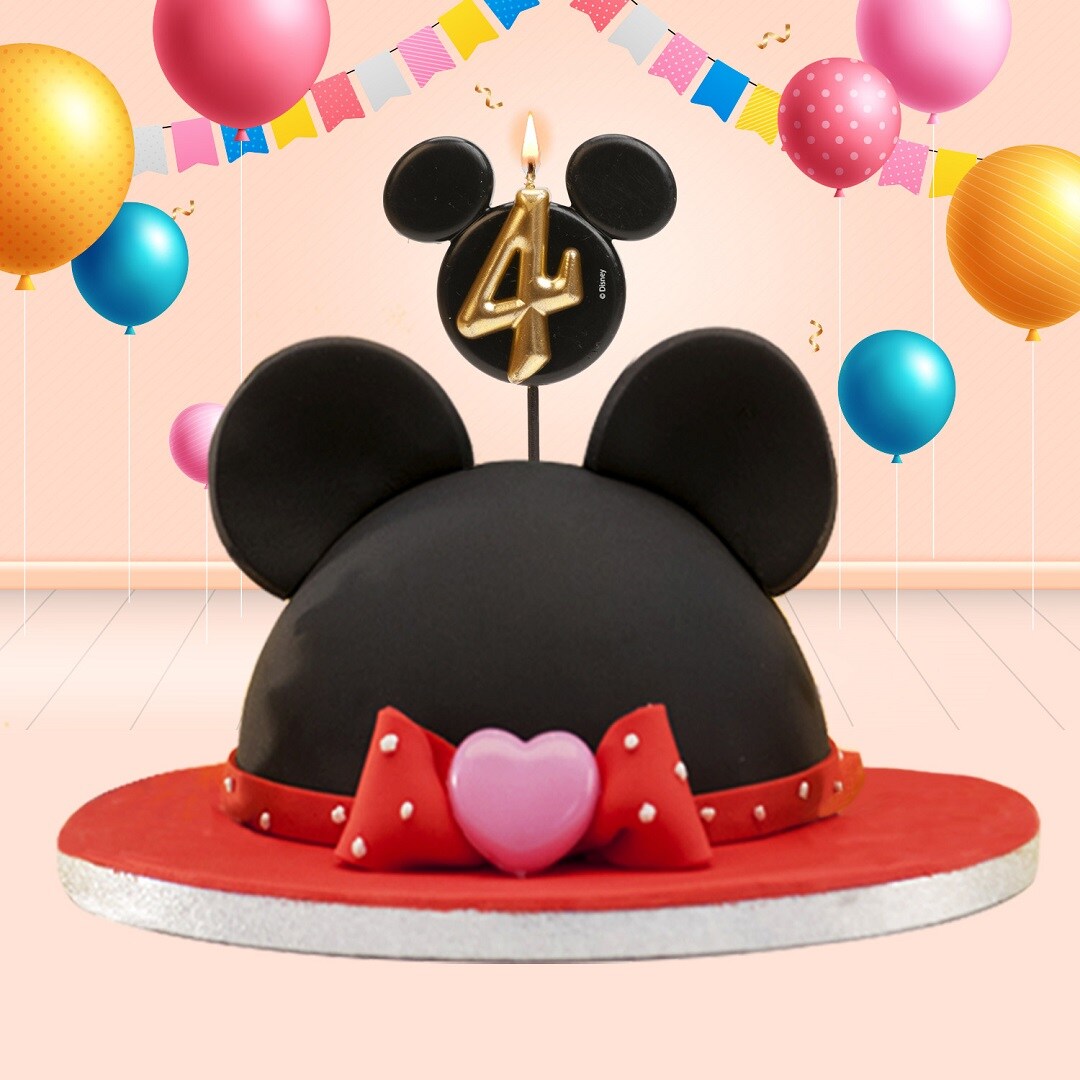 Disney Mickey-Maus-Zahlenkerzen 1-5 Jahre
