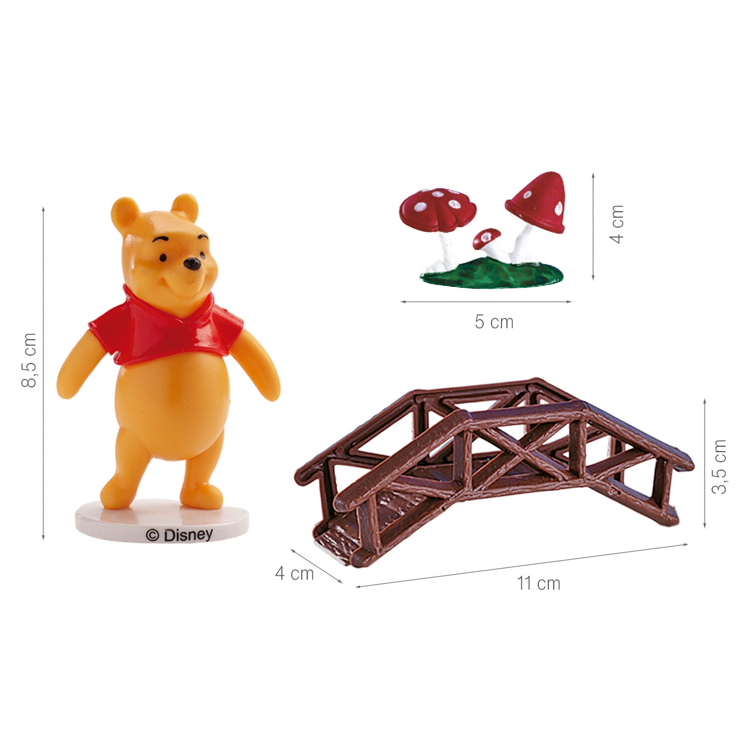 Winnie Puuh Torten-Dekorationsset