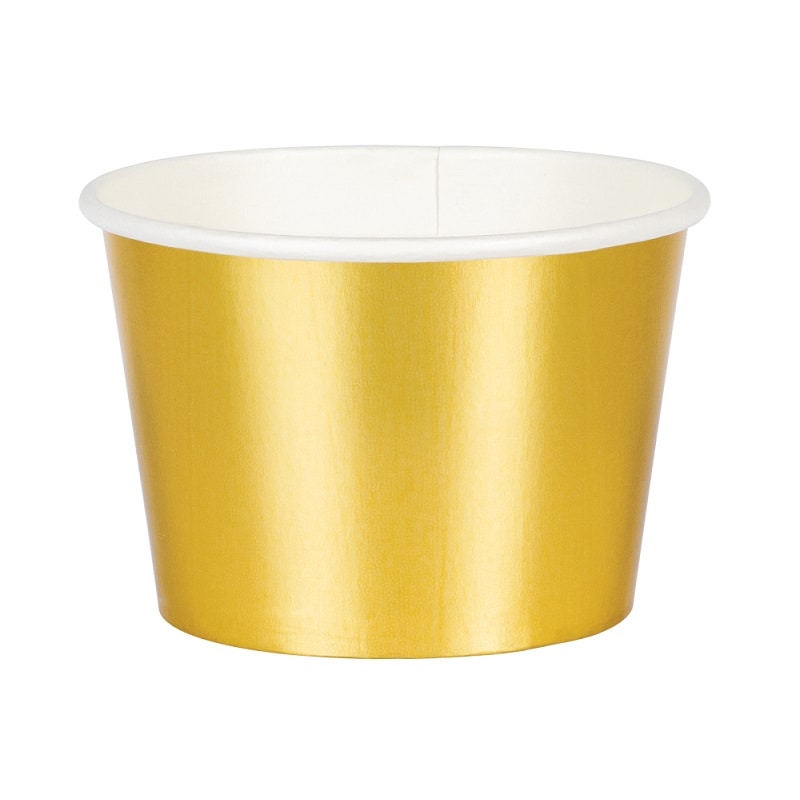Eisbecher Goldfoliert 8er-Pack