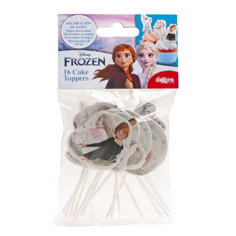 Frozen - Die Eiskönigin 2 - Cupcake Topper 16er-Pack