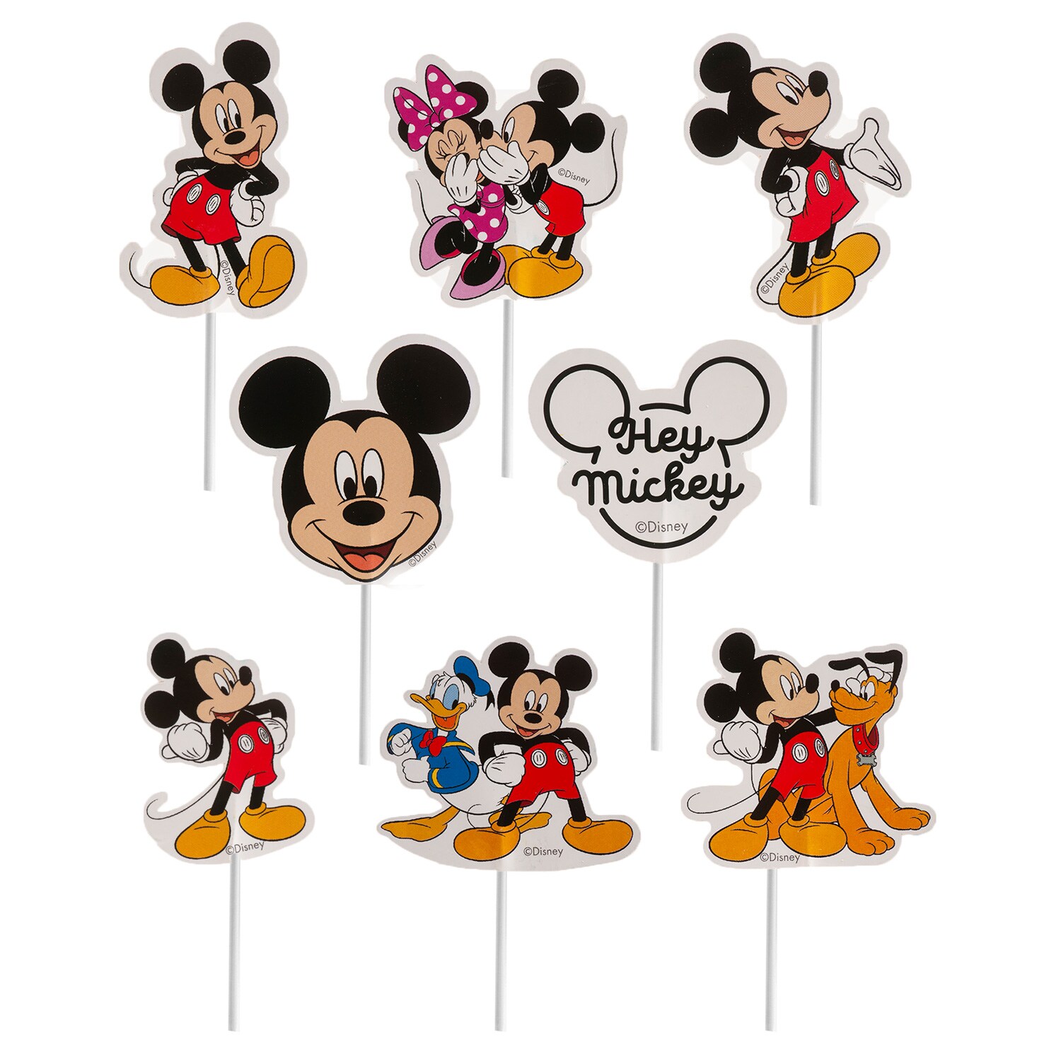 Mickey Maus Cupcake Topper 16er-Pack