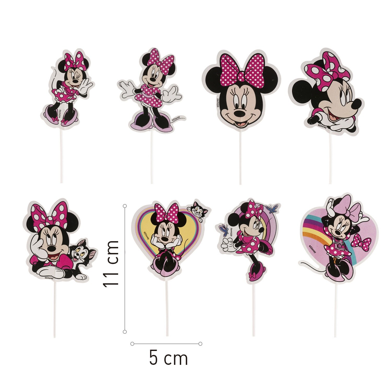 Minnie Maus - Cupcake Topper 16-pack
