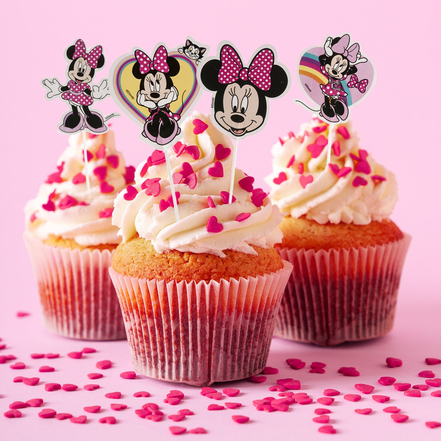 Minnie Maus - Cupcake Topper 16-pack