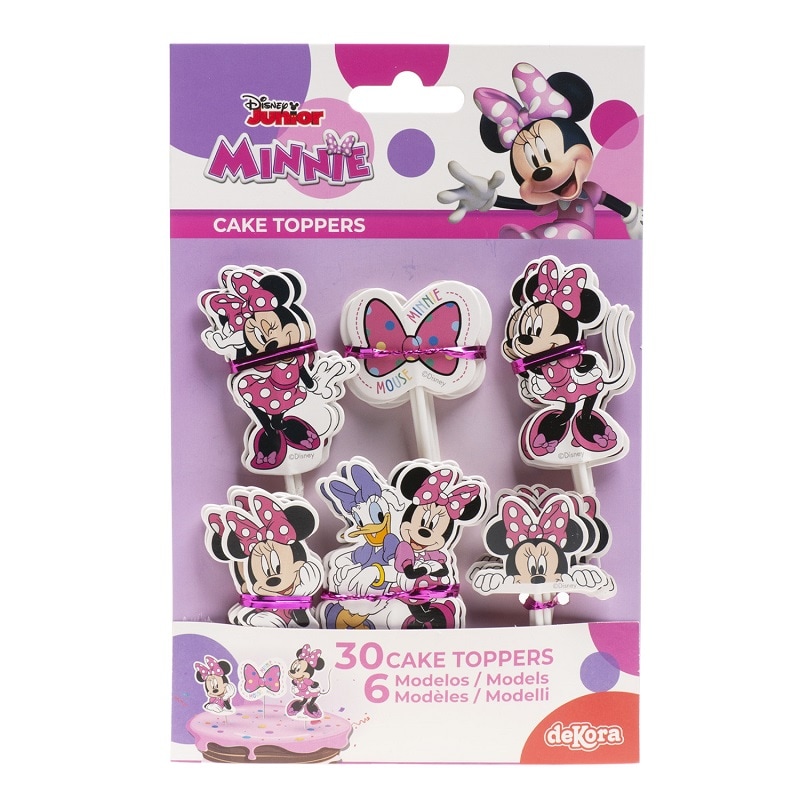 Minnie Maus - Cupcake Topper 16-pack