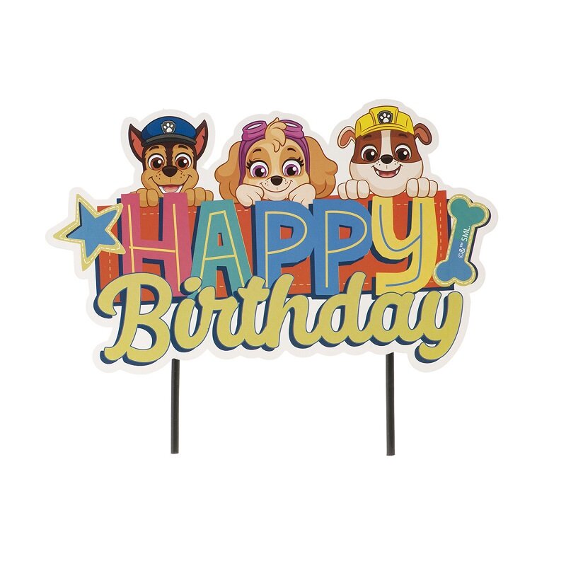 Paw Patrol - Tortentopper Happy Birthday