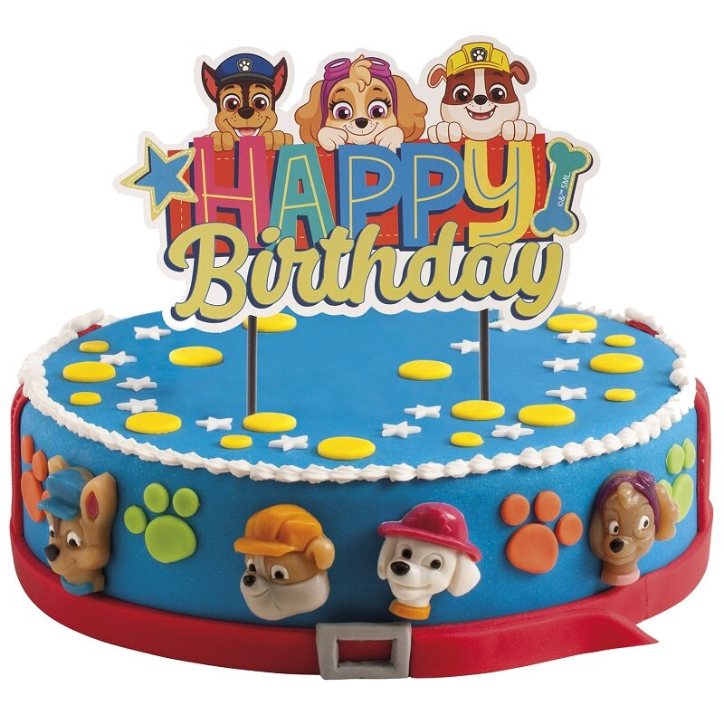 Paw Patrol - Tortentopper Happy Birthday