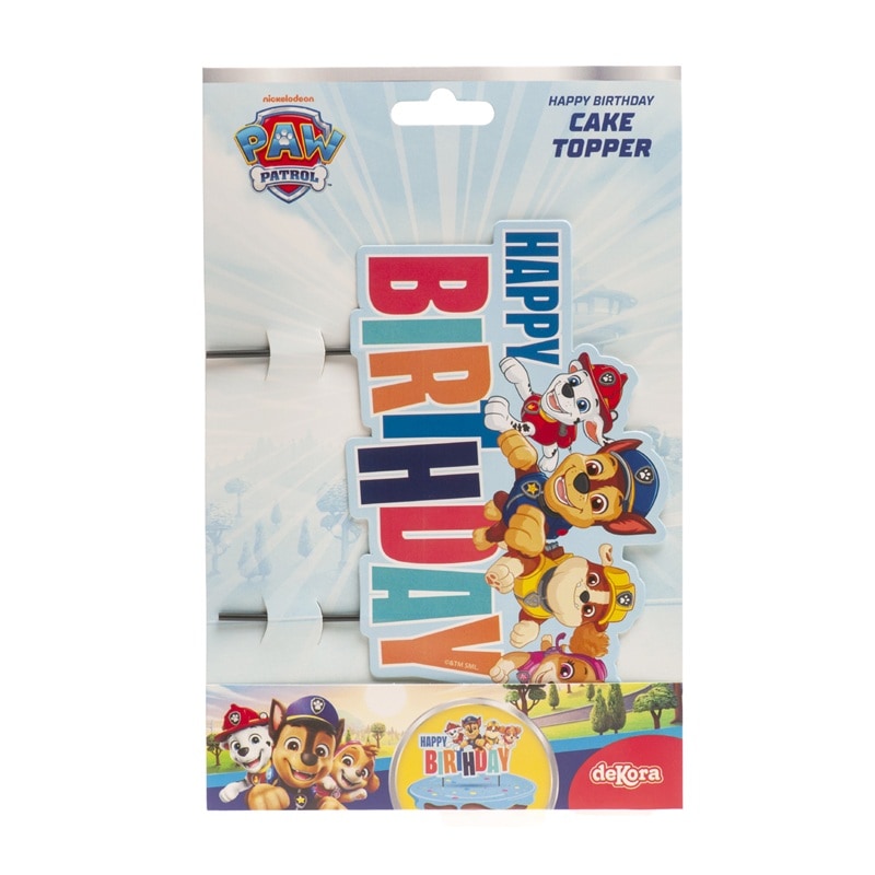 Paw Patrol - Tortentopper Happy Birthday