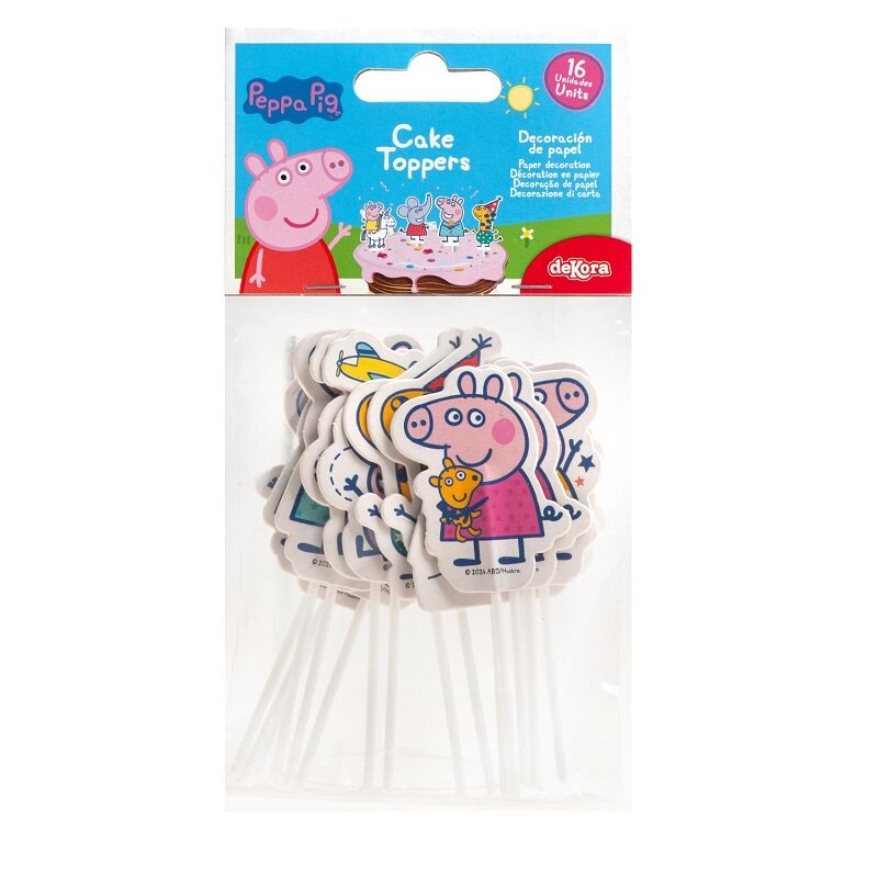 Peppa Wutz - Cupcake Topper 16er-Pack
