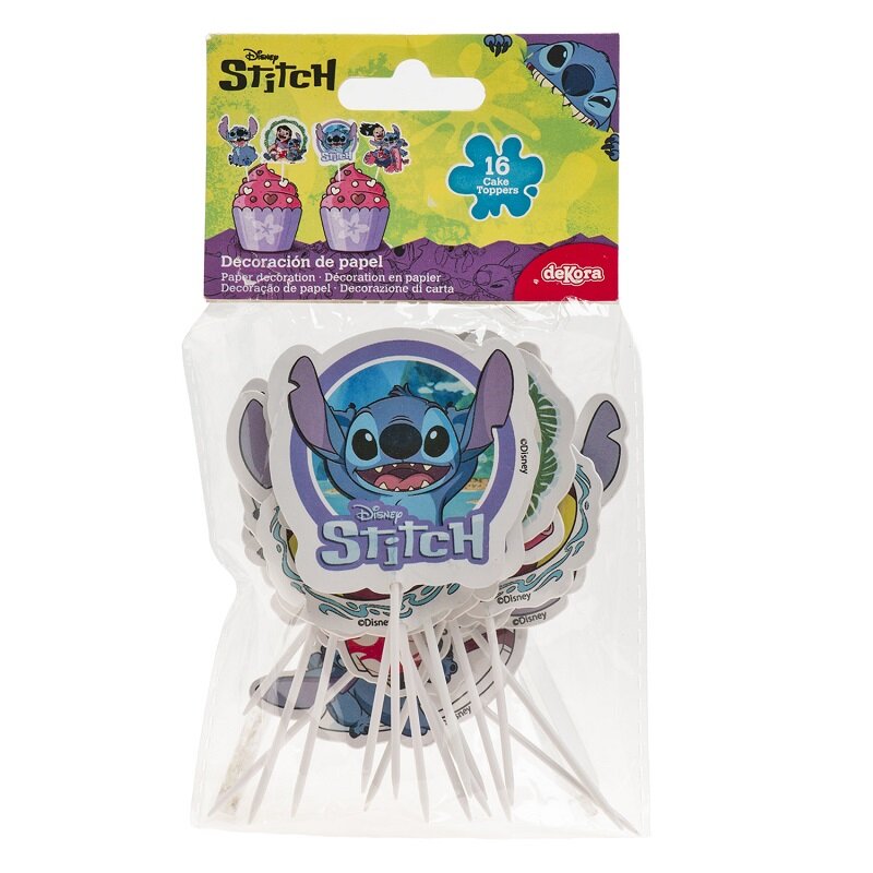 Lilo & Stitch - Cupcake Topper 16er-Pack