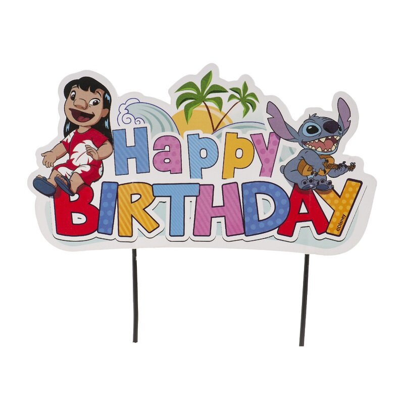 Lilo & Stitch - Tortentopper Happy Birthday