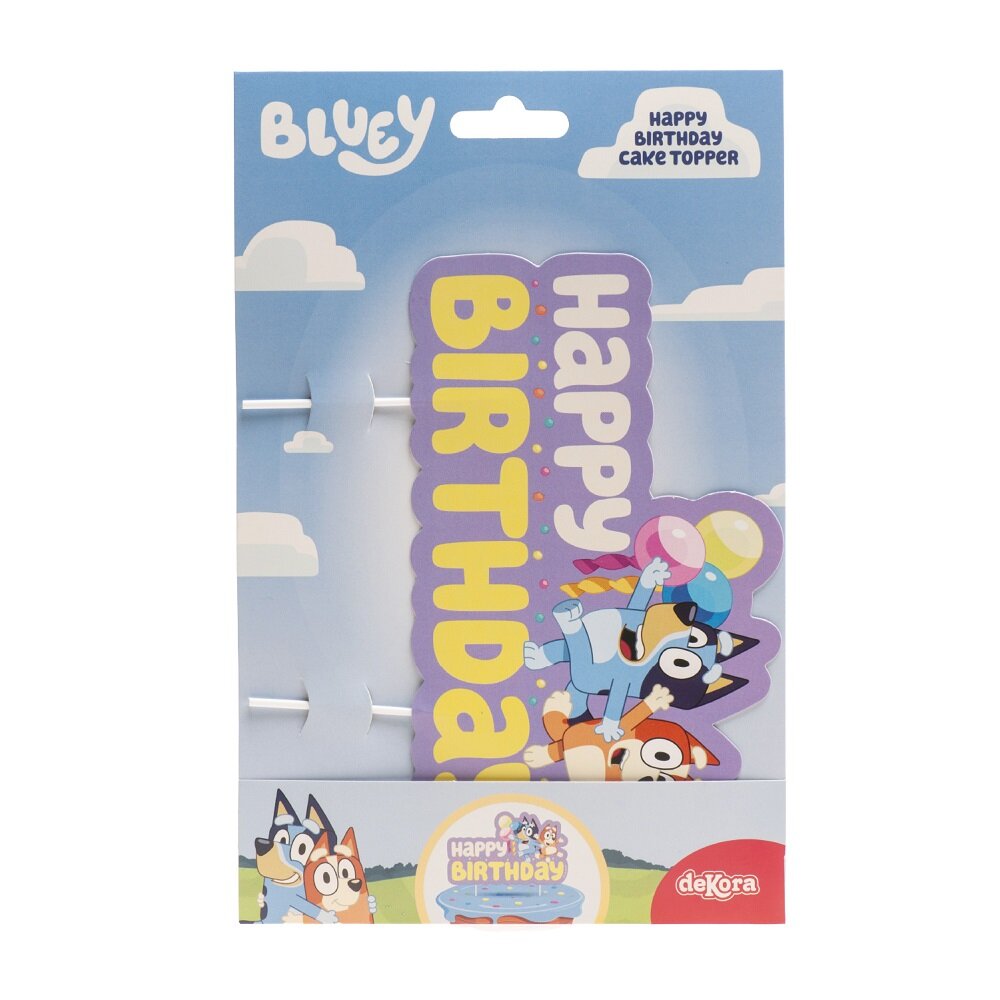 Bluey Tortentopper Happy Birthday