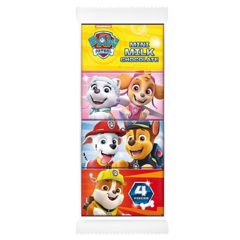 Paw Patrol Milchschokolade 4er Pack