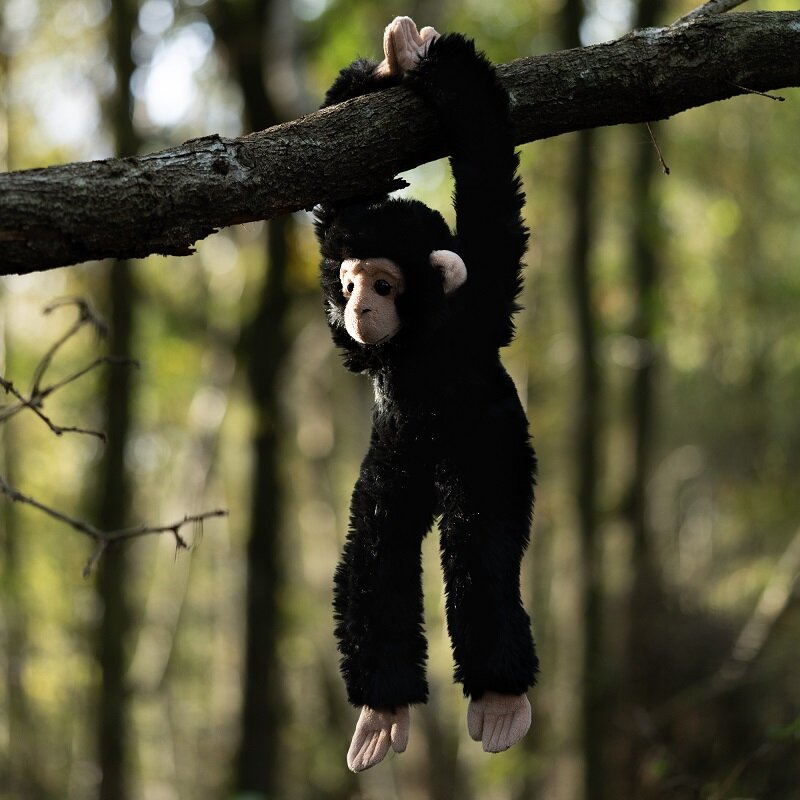 Animigos Welt der Natur - Hängender Schimpanse 22 cm