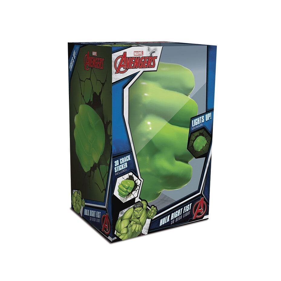 Marvel Avengers - 3D Lampe Hulk Faust