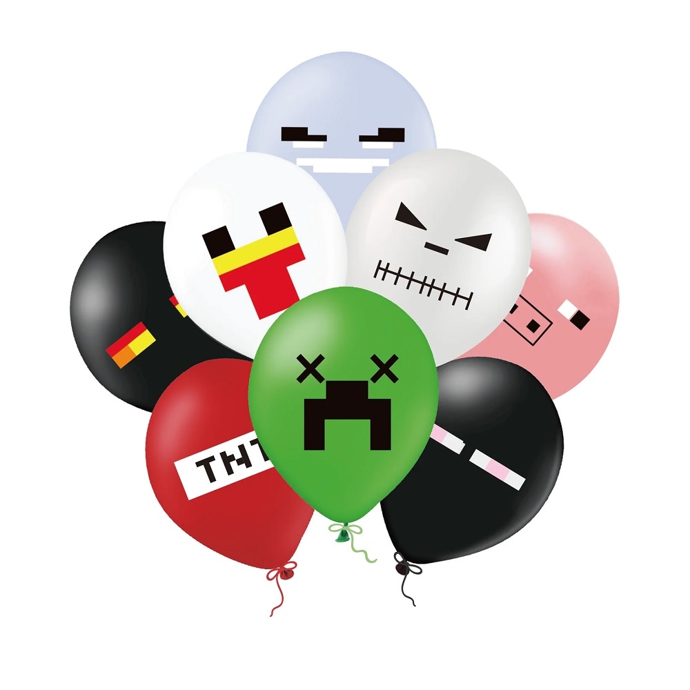 Luftballons Pixel 8er-Pack