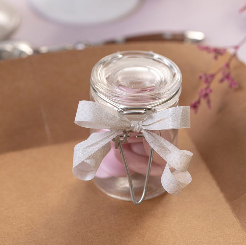 Glasgefäß 4,3 x 6 cm 4er-Pack