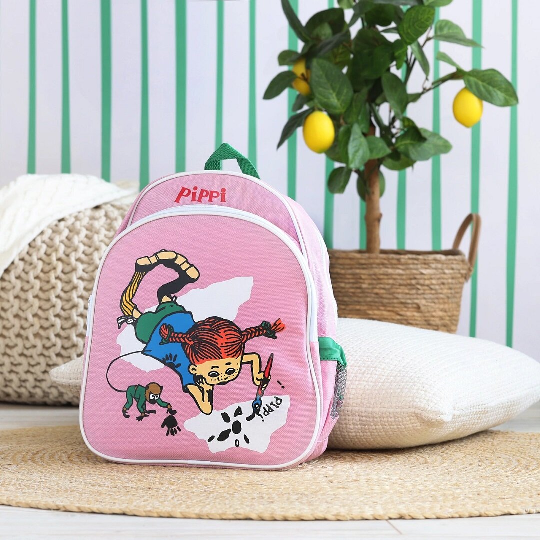 Pippi Langstrumpf - Rosa Rucksack