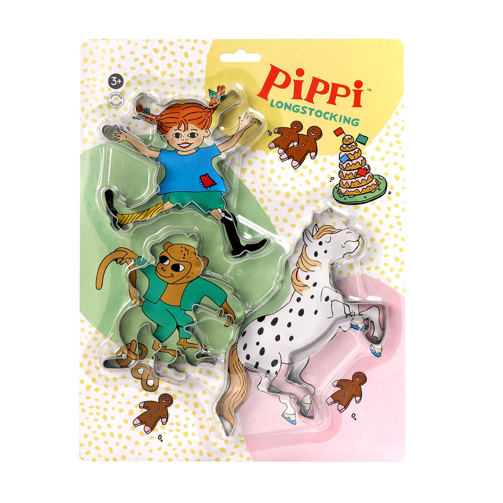 Pippi Langstrumpf Ausstechformen 3er-Pack