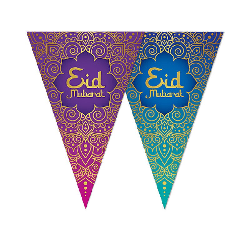 Eid Mubarak - Wimpelgirlande 6 Meter