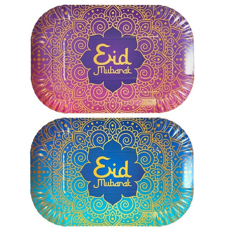 Eid Mubarak - Servierplatte 29 x 19 cm 2er-Pack