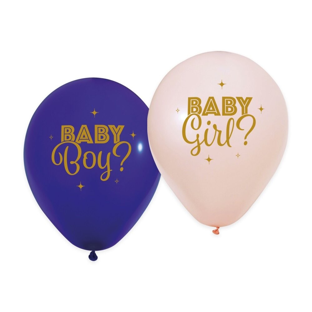 Gender Reveal Luftballons 8er-Pack