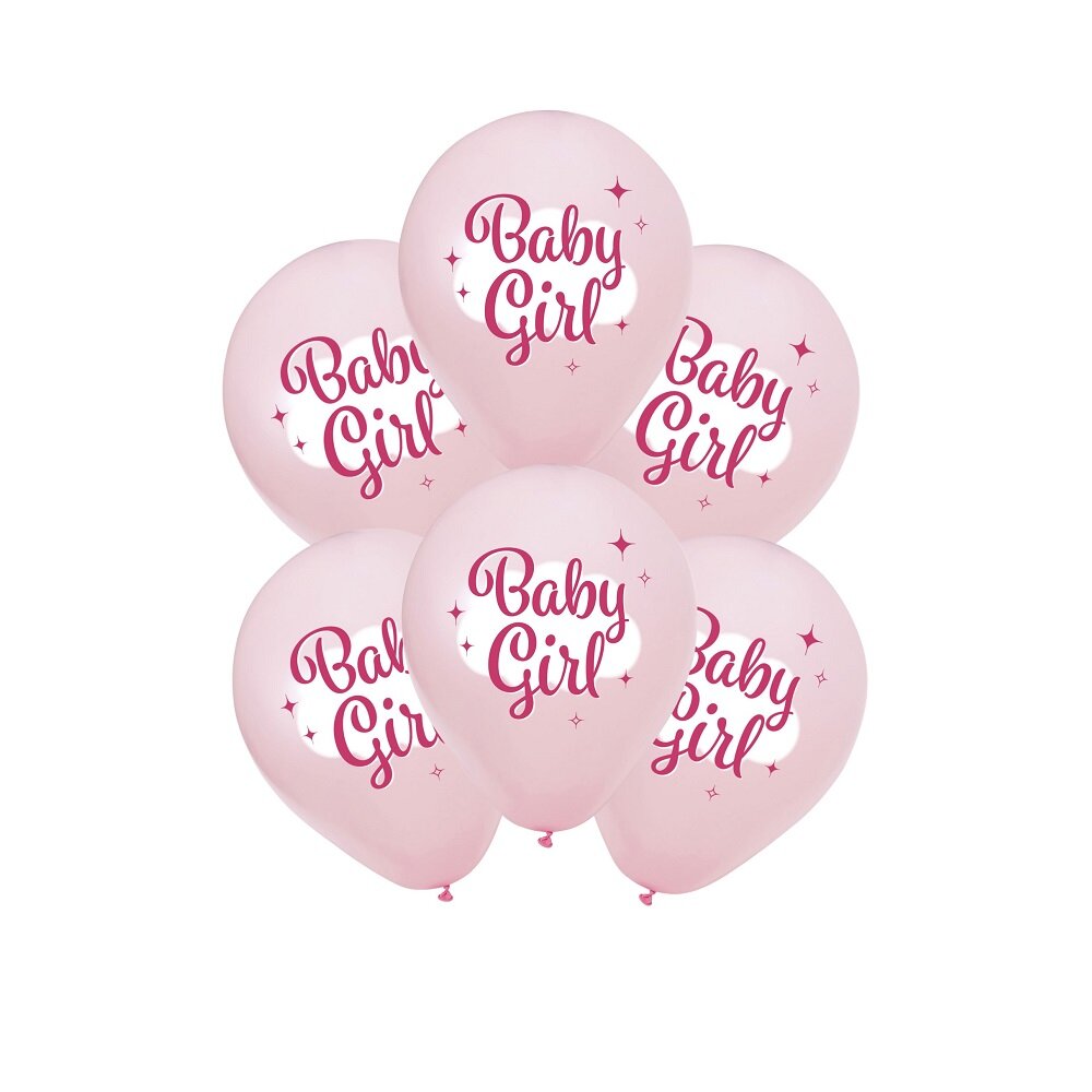 Baby Girl Luftballons 8er-Pack
