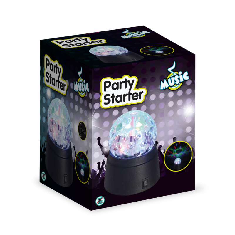 Discokugel mit LED-Lichtern