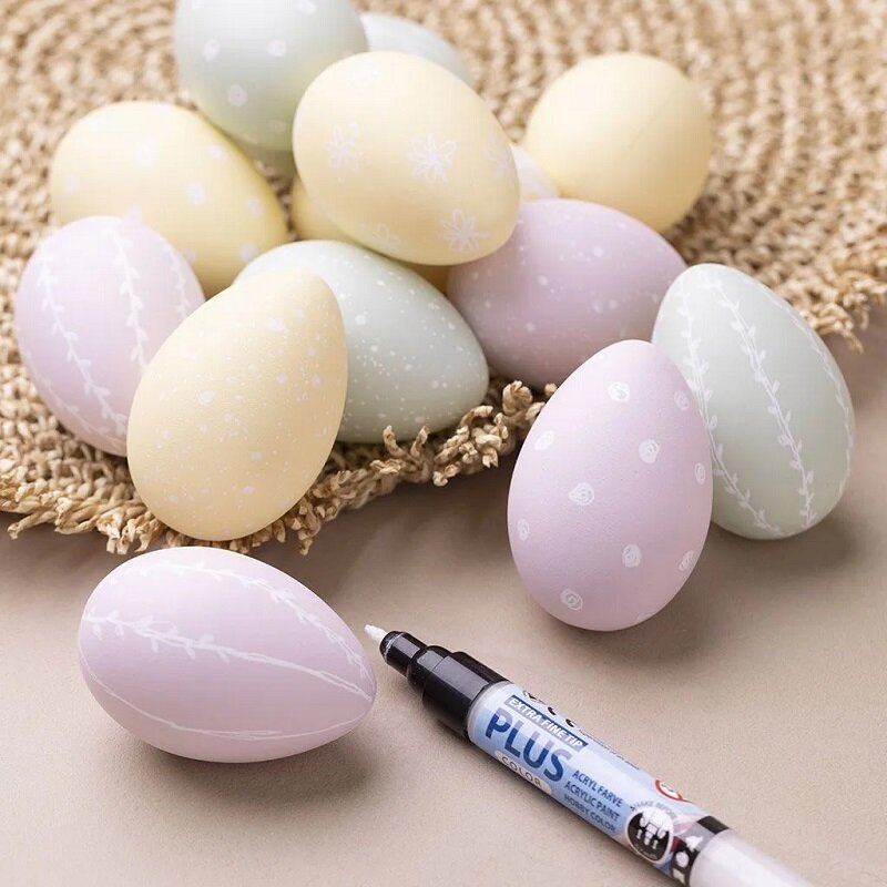 Ostereier in Pastellfarben 12er-Pack