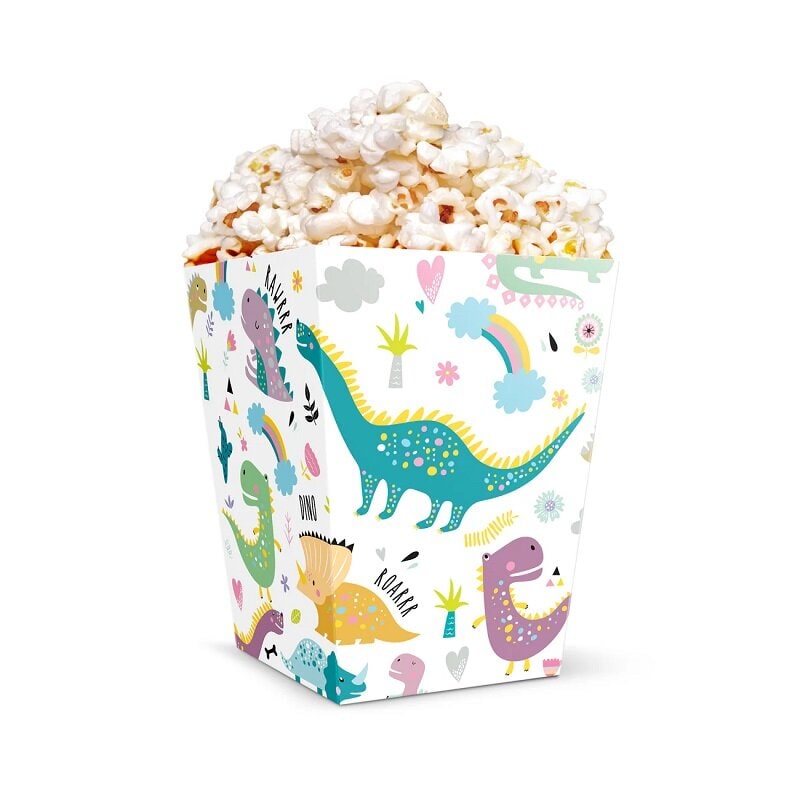 Dinosaurier Popcornboxen 5er-Pack