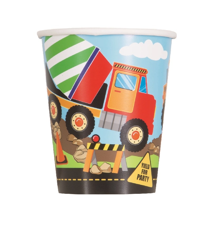 Construction - Pappbecher 8er-Pack