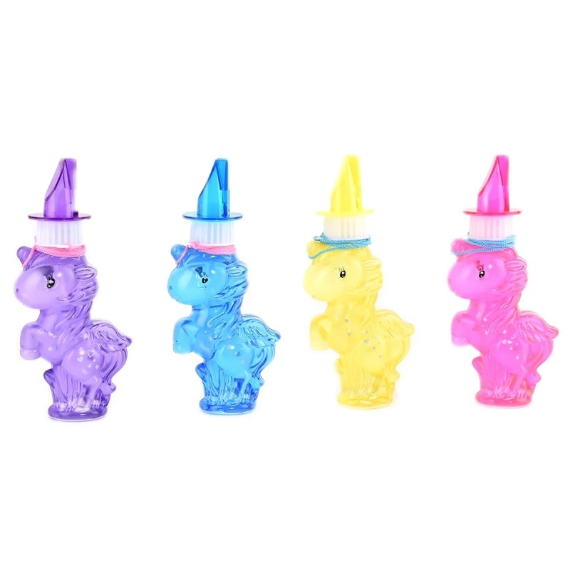 Seifenblasen Einhorn mit Trillerpfeife