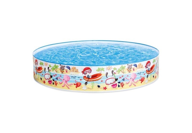 Intex Kinderpool mit Strandmotiv 152 cm