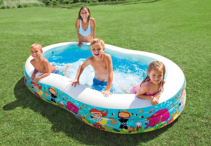 Intex Kinderpool mit Schnorchelmotiv 262 cm