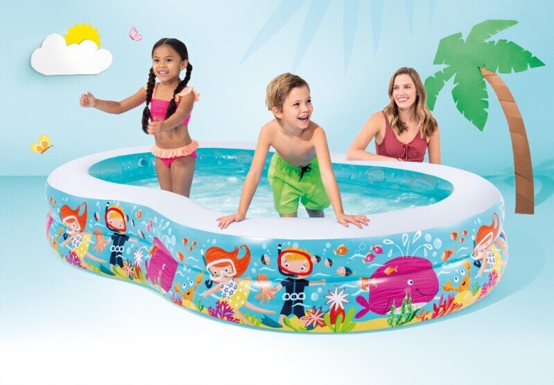 Intex Kinderpool mit Schnorchelmotiv 262 cm